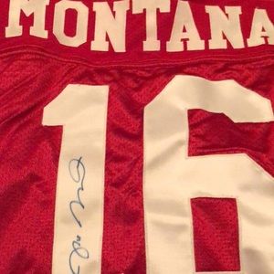 Autographed Joe Montana jersey